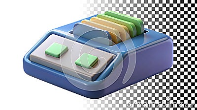 Calculator for mathematical calculations and office tool png transparent image Generative AI Stock Photo