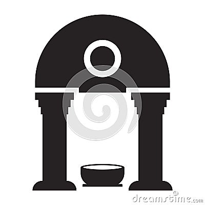 caldarium icon Vector Illustration