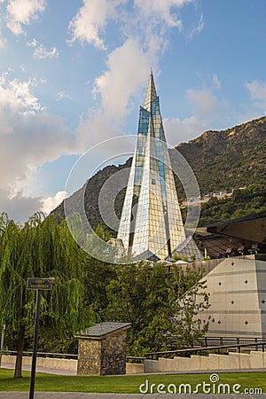 Caldea Spa Resort Andorra Stock Photo