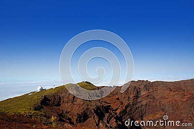 Caldera de Taburiente in Roque Muchachos Stock Photo