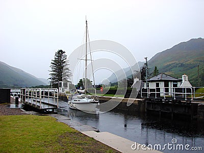 Caledonian Canal Stock Photo