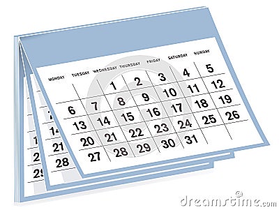 Calendar Vector Illustration