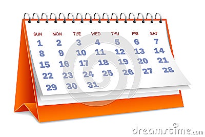 Calendar Vector Illustration