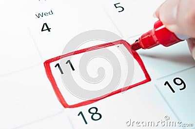 Calendar Stock Photo