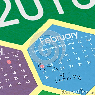 Calendar background Stock Photo