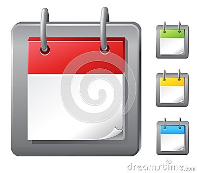 Calendar icons Vector Illustration