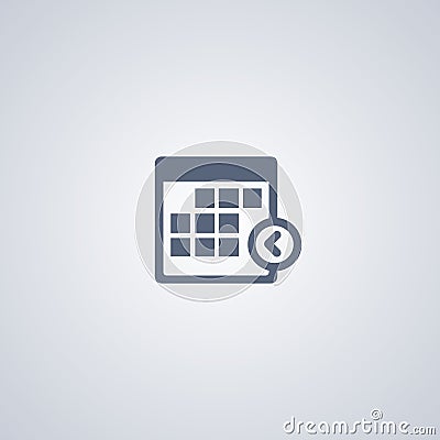 Calendar, month , vector best flat icon Vector Illustration