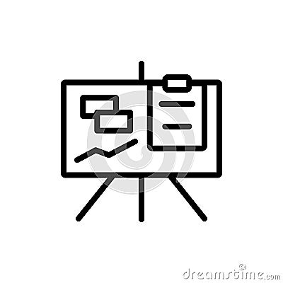 Calendar plan icon. Simple line, outline vector elements of almanac icons for ui and ux, website or mobile application Stock Photo