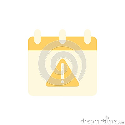 Calendar sign icon. Simple color vector elements of almanac icons for ui and ux, website or mobile application Stock Photo