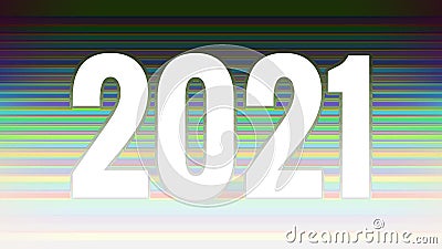 Calendar Simple Year 2021 Abstract Background Stock Photo