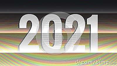 Calendar Simple Year 2021 Abstract Background Stock Photo