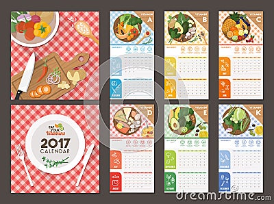 Calendar 2017 Vector Illustration