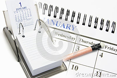 Calendars Stock Photo