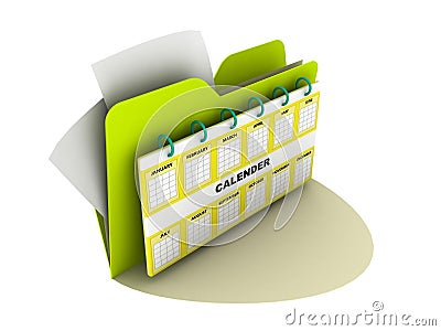 Calender icon Stock Photo