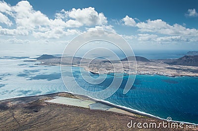 Caleta de Sebo, Graciosa Island, Lanzarote Stock Photo