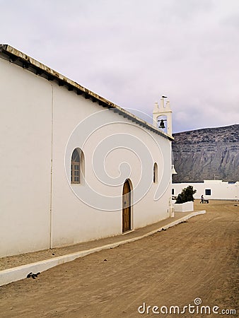 Caleta del Sebo, Graciosa Island Stock Photo