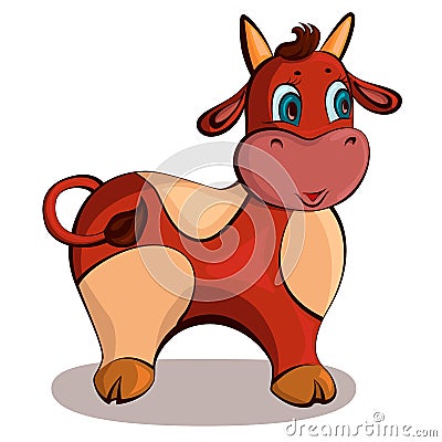 Calf Vector Illustration