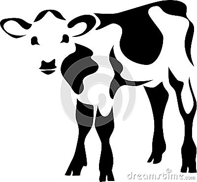 calf-stylized-black-white-illustration-39550240.jpg