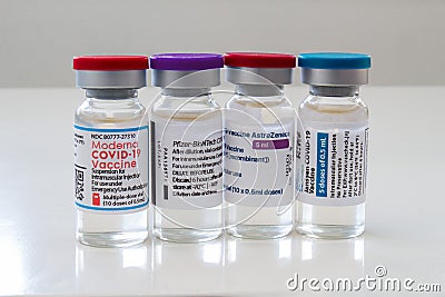 Covid-19 vaccines approved by health Canada. Editorial Stock Photo