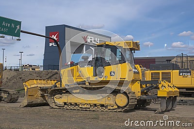 A Crawler Dozers 850K John Deere Construction and Forestry Editorial Stock Photo