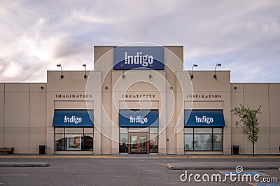 Indigo Books, Calgary Editorial Stock Photo