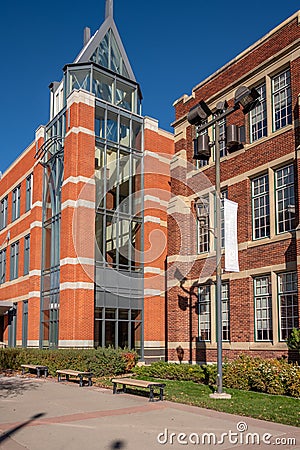 Buildings on the SAIT campus in Calgary Editorial Stock Photo