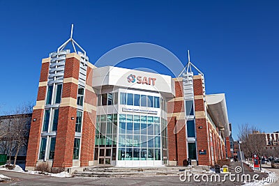 SAIT Polytechnic Institute in Calgary, Alberta, Canada Editorial Stock Photo