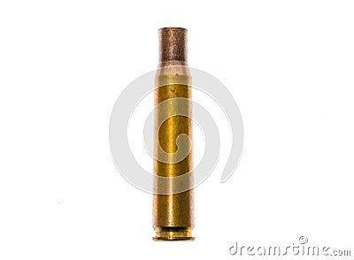 0.50 caliber Bullet case ammo for military sniper Rifle. Stock Photo