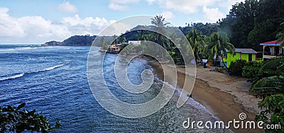 Calibishie village. Dominica island Stock Photo