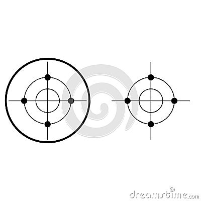 Calibration vector icon. metrology illustration sign. calibrate symbol. Vector Illustration