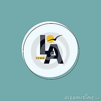 California Background - Stock Vector Illustration Stock Photo