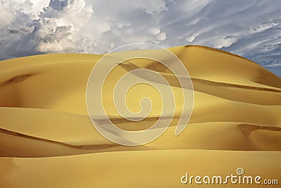 California Desert Sand Dunes Stock Photo