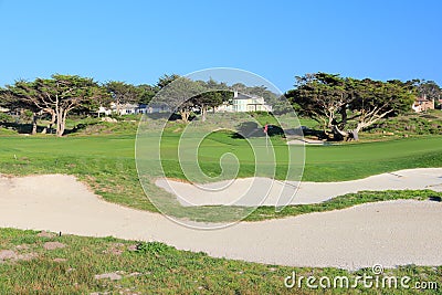 California golf course Editorial Stock Photo