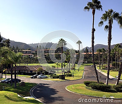 California golf resort and villas Stock Photo