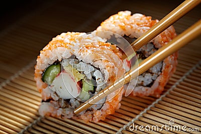 California roll Stock Photo