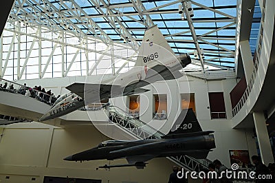 California Science Center planes Editorial Stock Photo