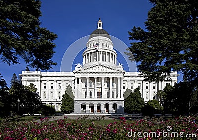 California State Capitol Building Stock Photo