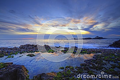 California sunset Stock Photo