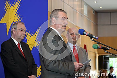 Calin Popescu Tariceanu Editorial Stock Photo
