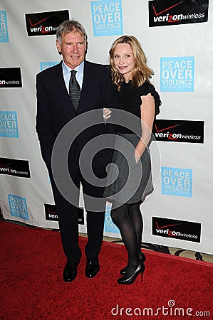 Calista Flockhart,Harrison Ford Editorial Photo | CartoonDealer.com