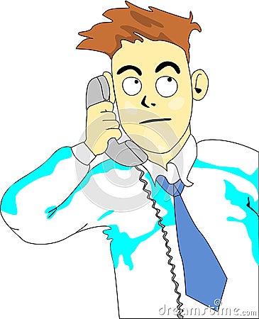 This Is A Call Vector Illustration