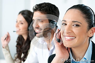 Call center Stock Photo