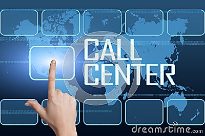 Call Center Stock Photo