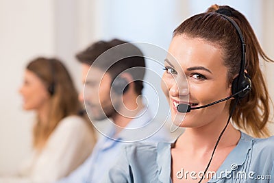 Call center Stock Photo