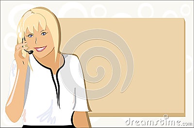 Call Center Vector Illustration