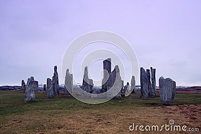 Callanish Standing Stones Stock Photo