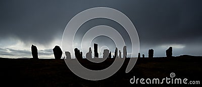 Callanish Standing Stones Stock Photo