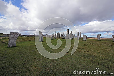 Callanish Standing Stones, Isle of Lewis, Scotland Stock Photo