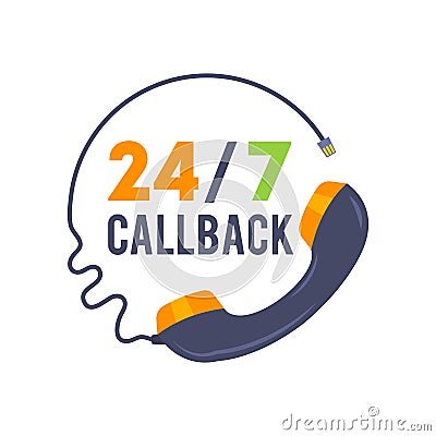 Callback icon for Web and Mobile Vector Illustration