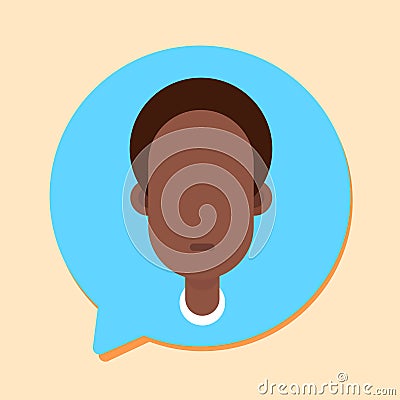 Callcenter man support online operator, customer and technical service icon, chat concept, flat design Vector Illustration